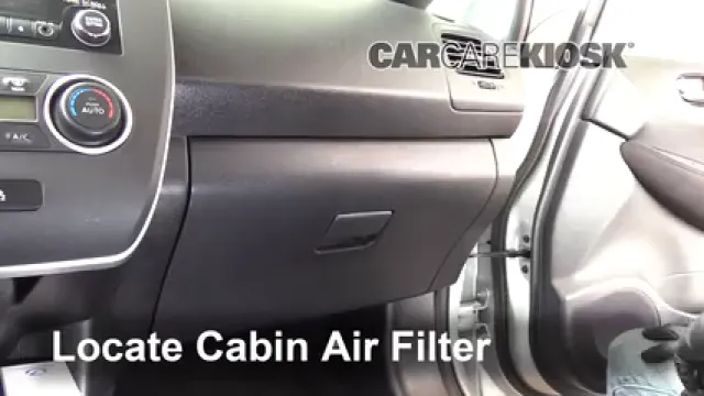 2013 Nissan Leaf SL Electric Filtre à air (intérieur) Changement
